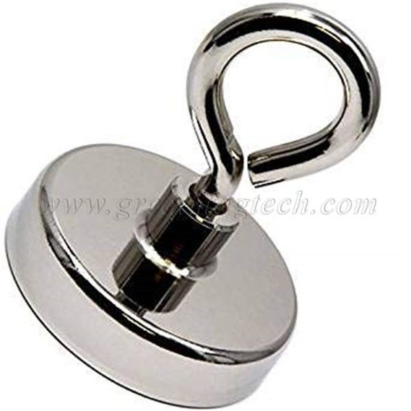 Super Strong Neodymium Fishing Magnets With Countersunk Hole Eyebolt